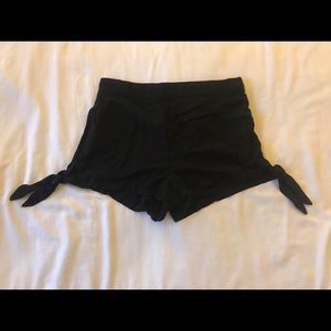 Aeropostale Tasseled Black Shorts